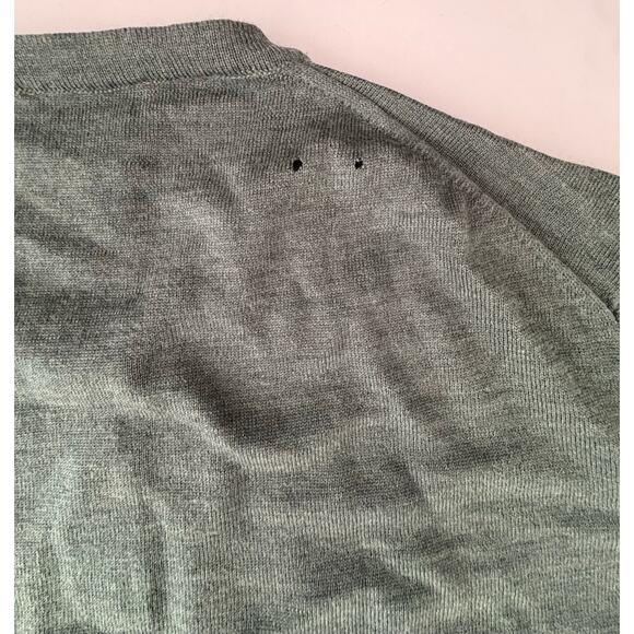 Toscano cashmere green crewneck xxl Men’s long sleeve - Picture 8 of 8